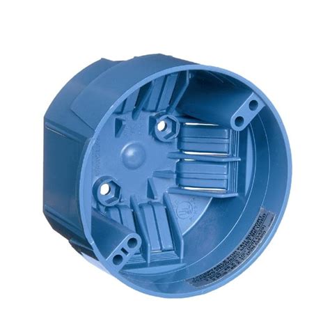 round plastic electrical junction box|electrical outlet for round box.